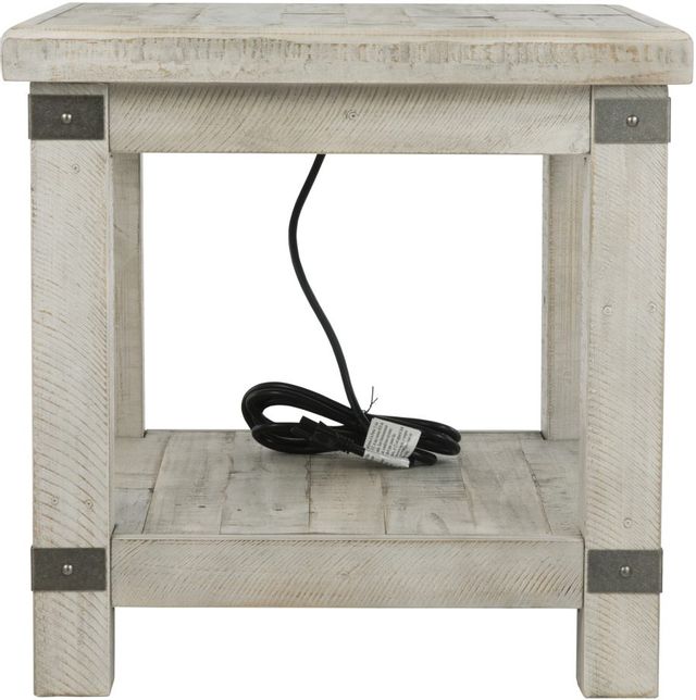Signature Design by Ashley® Carynhurst White Wash Gray End Table 1
