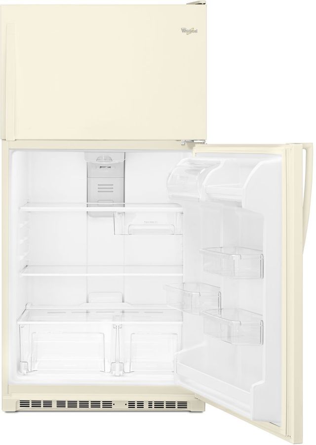 Whirlpool® 20.5 Cu. Ft. Monochromatic Stainless Steel Top Freezer Refrigerator 26
