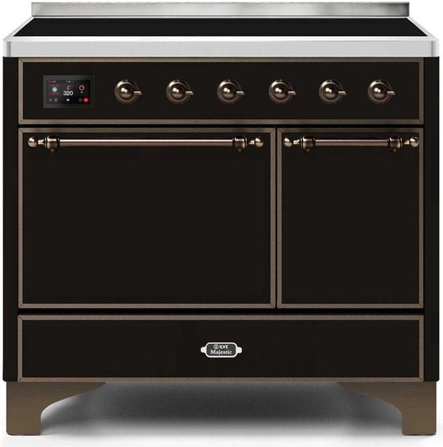 Ilve Majestic Series 40" Stainless Steel Freestanding Electric Range 21