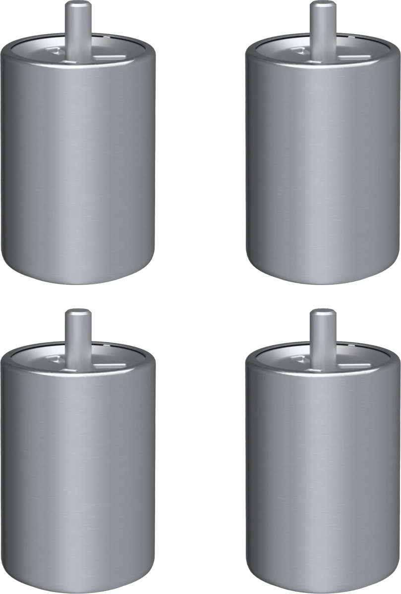 Bosch Stainless Steel Set of 4 Range Feet
