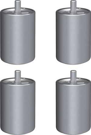 Bosch® Stainless Steel Set of 4 Range Feet