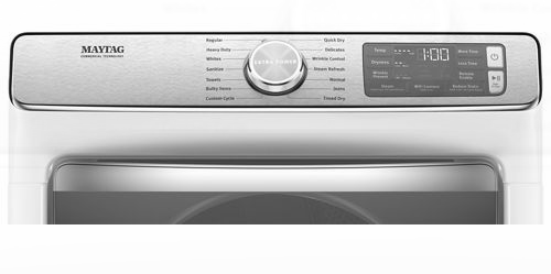 Maytag® 7.3 Cu. Ft. White Front Load Electric Dryer 3