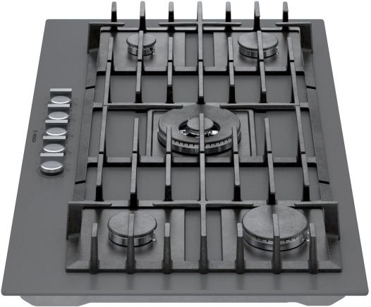 Bosch Benchmark® 36" Gray Tempered Glass Gas Cooktop 8