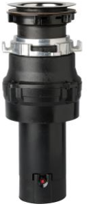 GE® 1/3 Horsepower Continuous Feed Food Waste Disposer-Black