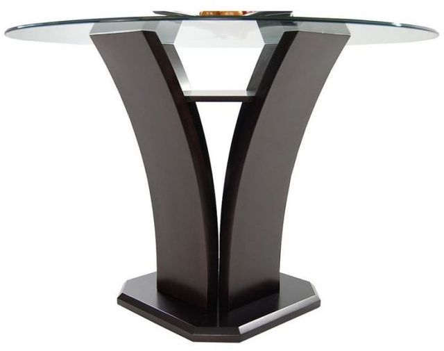 Homelegance® Daisy 54" Espresso Round Counter Height Table 1