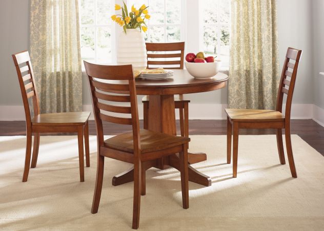 Liberty Cafe Round Pedestal Table-0