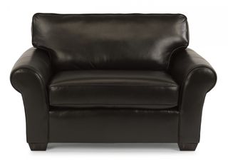 Flexsteel® Vail Leather Chair and a Half