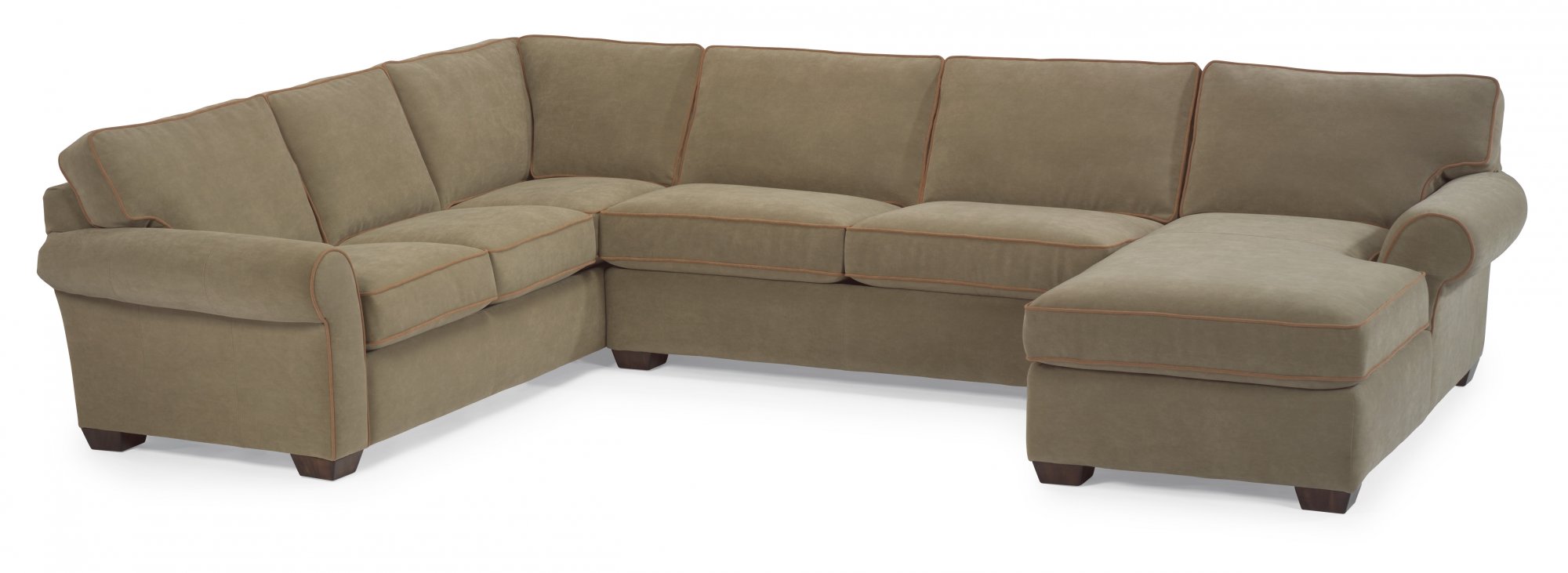 Flexsteel® Vail Leather Sectional