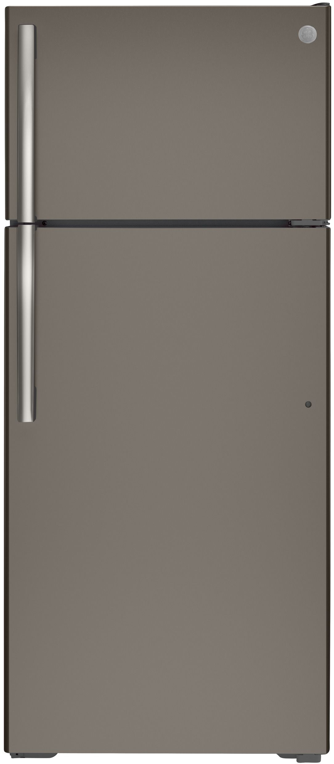 GE® 17.5 Cu. Ft. Slate Top Freezer Refrigerator-GTE18GMNRES