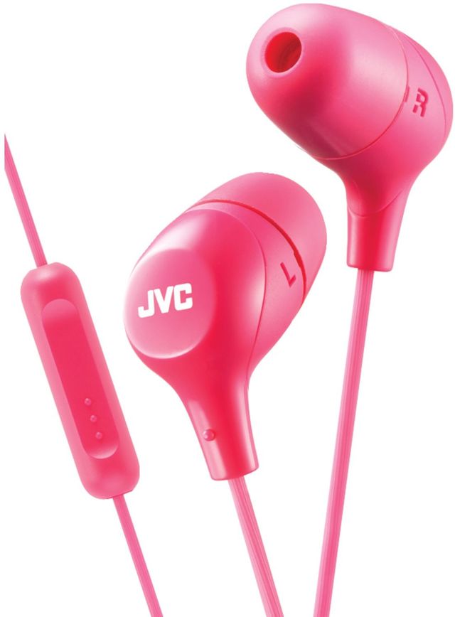 Brand New JVC HA-FX38M WHITE Marshmallow In-Ear headphones with Remote & Mic