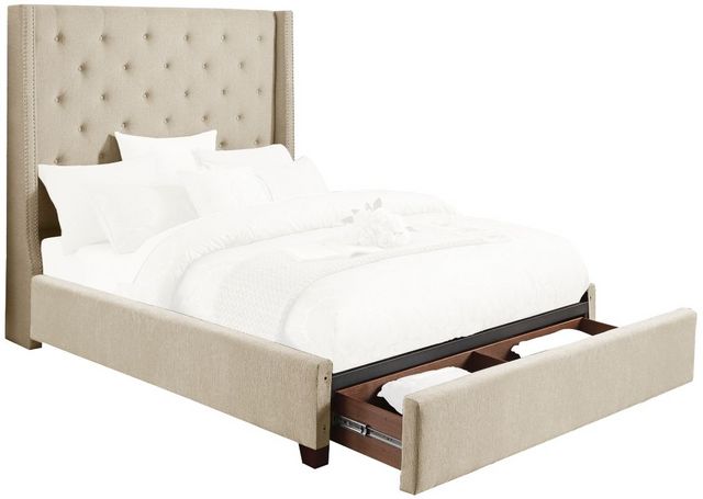Homelegance® Fairborn Beige California King Platform Storage Bed