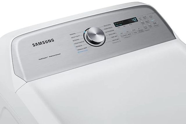 Samsung 7.4 Cu. Ft. White Front Load Gas Dryer 4