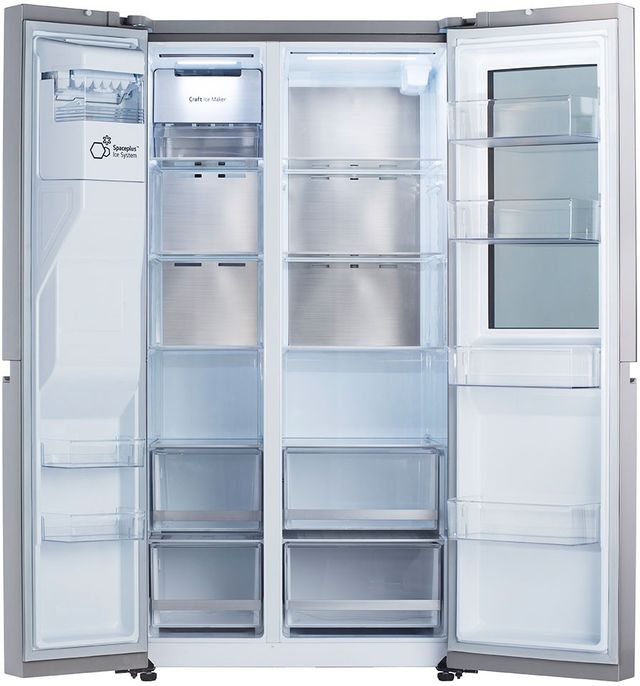 LG 27.1 Cu. Ft. PrintProof™ Stainless Steel Side-by-Side Refrigerator-3