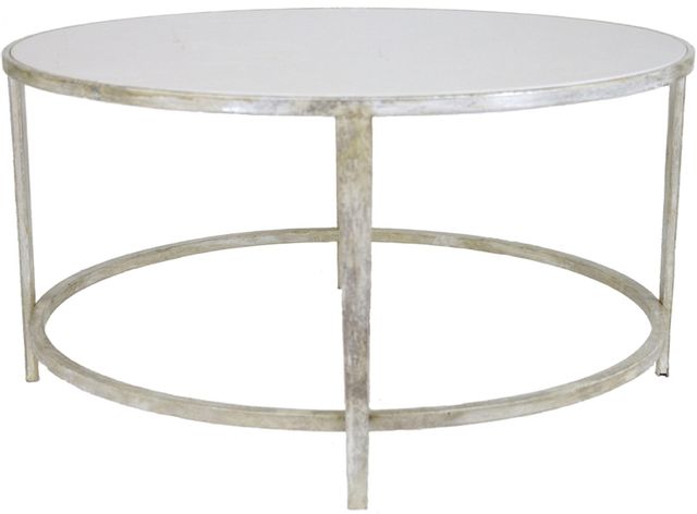 Zeugma Imports® Silver Coffee Table-0