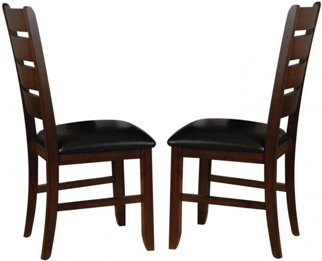 Crown Mark Bardstown Black/Espresso Dining Side Chair-1