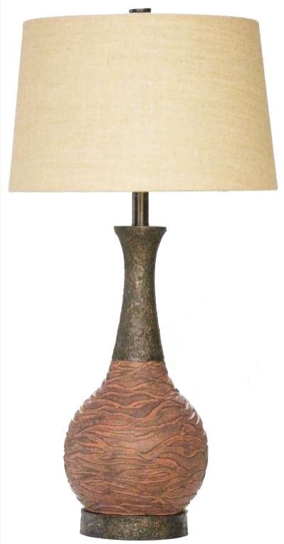 H & H Lamp Cinnamon & Brown Lamp