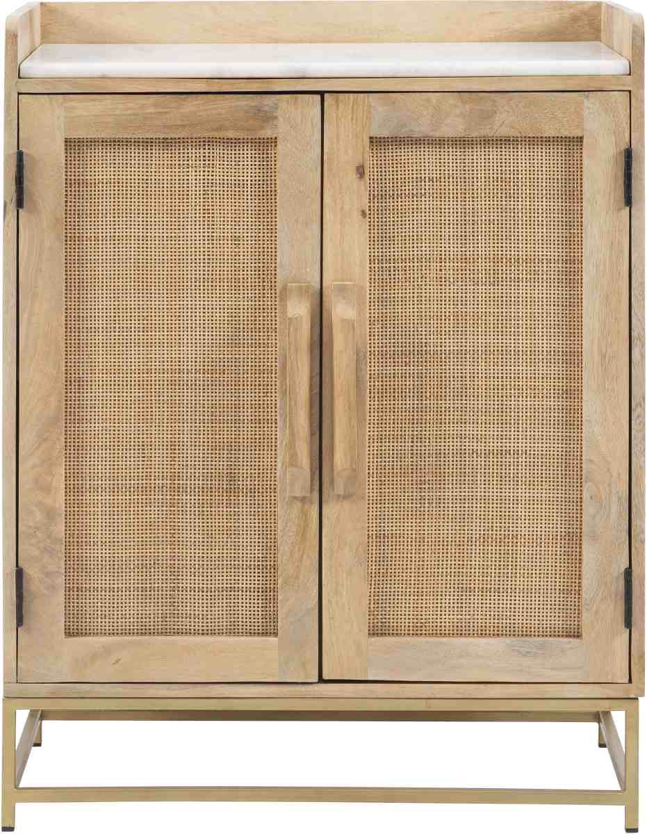 Powell janie store rattan cabinet