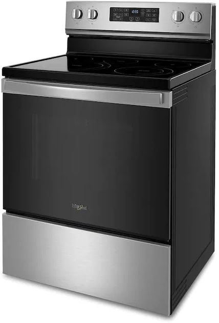 Whirlpool® 30" Fingerprint Resistant Stainless Steel Freestanding Electric Range with 5-in-1 Air Fry Oven 2