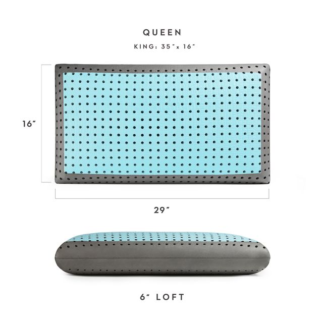 Malouf® Z® CarbonCool® + OmniPhase® LT Queen Pillow 2