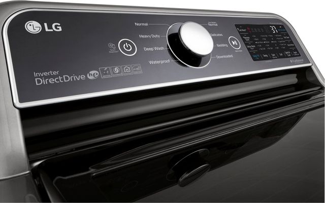 LG 4.8 Cu. Ft. Graphite Steel Top Load Washer 9
