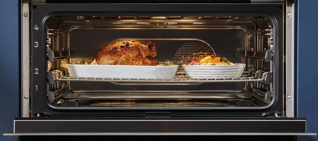 Wolf® M Series Transitional 30" Stainless Steel Single Electric Wall Oven-2