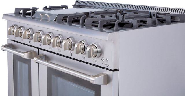 Thor Kitchen® 48" Stainless Steel Pro Style Gas Range-3