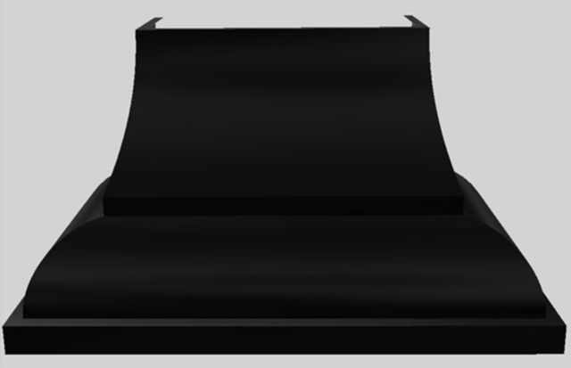 Vent-A-Hood® Designer Series 54" Black Wall Mounted Range Hood-0
