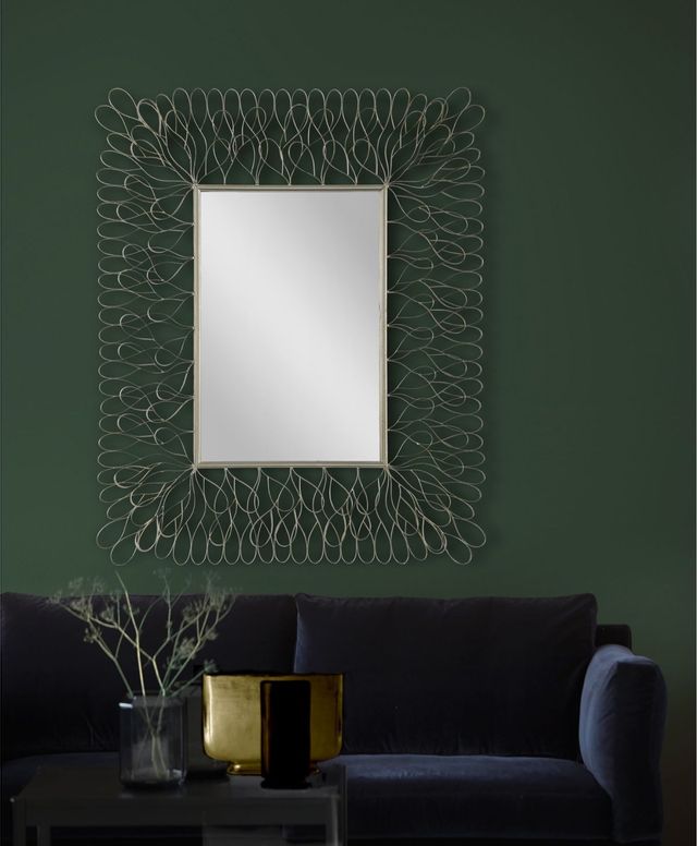 Miroir mural Celandine, champagne silver leaf, Renwil® 6