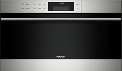 Wolf® E Series 30" Stainless Steel Transitional Convection Steam Oven-CSO30TE/S/TH
