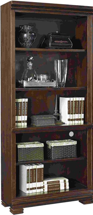 Aspenhome® Weston Brown Ale Open Bookcase
