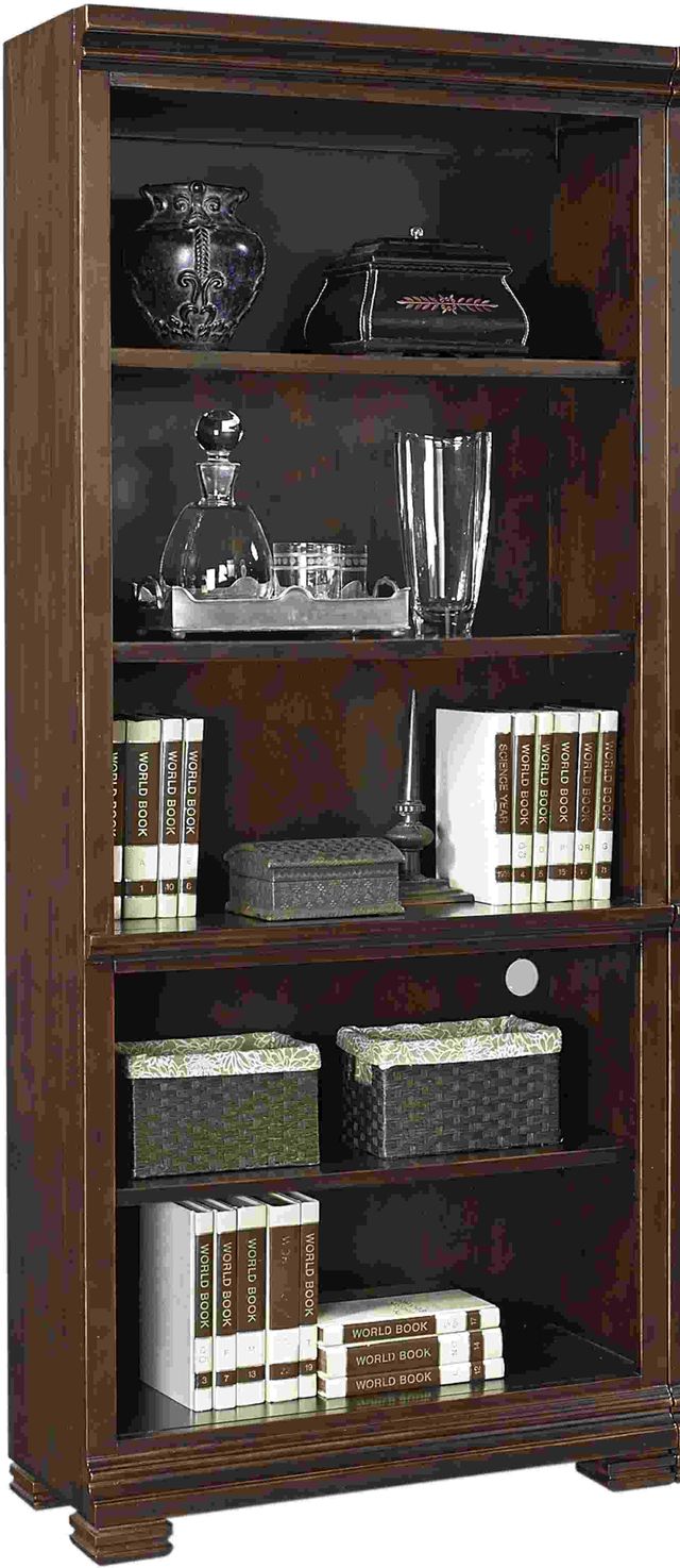 Aspenhome® Weston Brown Ale Open Bookcase-0
