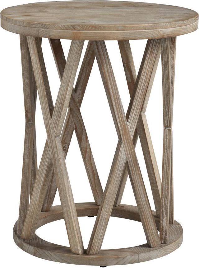 Signature Design by Ashley® Glasslore Light Grayish Brown End Table-0