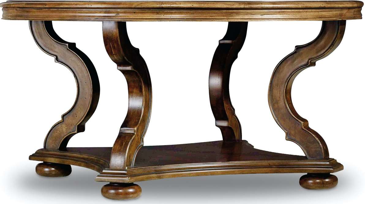 Hooker® Furniture Archivist Dark Wood Round Cocktail Table