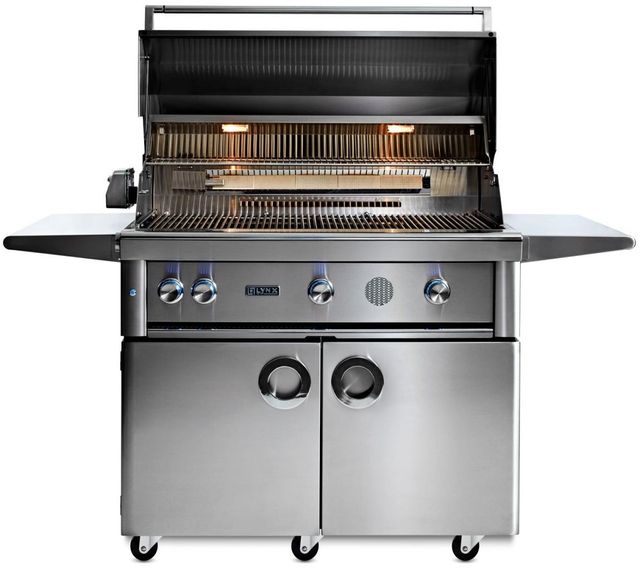 Lynx® Professional 42" Stainless Steel Freestanding Smart Grill 2