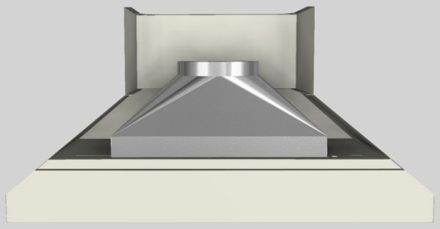 Vent-A-Hood® 60" Biscuit Euro-Style Wall Mounted Range Hood 3