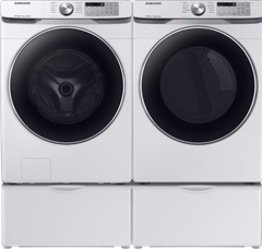 Samsung Front Load Laundry Pair Special-LAUNDRY37 WITH PEDESTALS