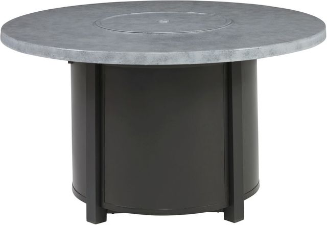 Signature Design by Ashley® Coulee Mills Gray/Black Round Fire Pit Table 1