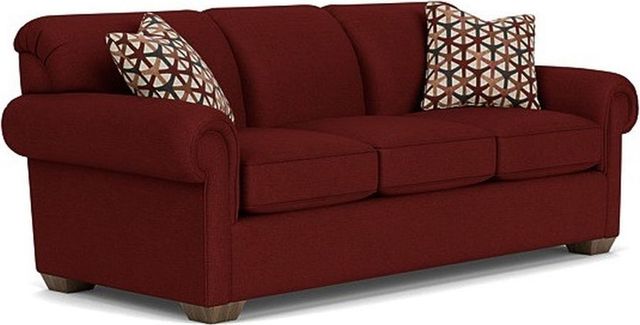 Flexsteel® Main Street Crimson Sofa Sleeper | Wood's Furniture