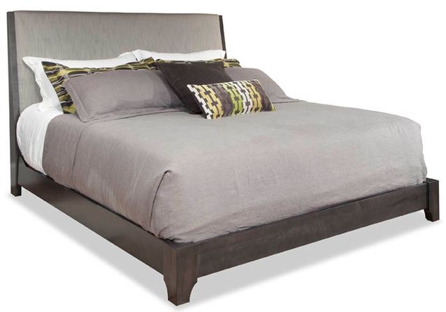 Durham Furniture Front Street Smoke Queen Upholstered Bed