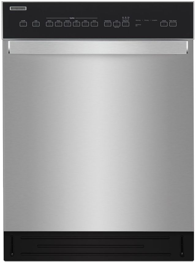 Whirlpool® 23.50" Stainless-Steel Built-in Dishwasher 1