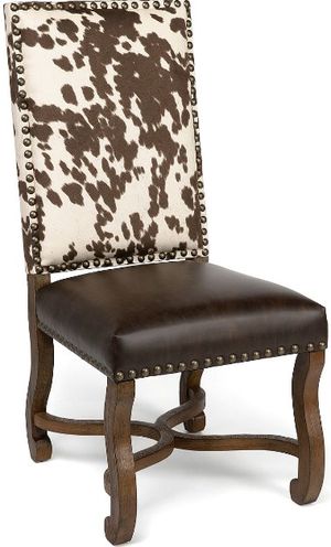 Crestview Collection Mesquite Ranch Brown Side Chair