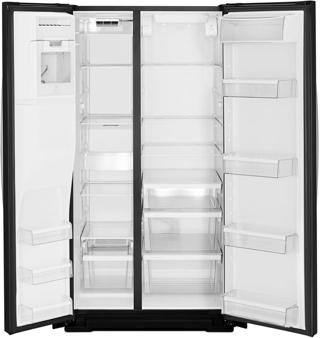 Whirlpool® 26.0 Cu. Ft. Side-By-Side Refrigerator-Black Ice 4