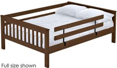 Crate Designs™ Furniture Brindle Queen Mission Upper Bunk Bed