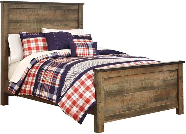 Signature Design by Ashley® Trinell Rustic Brown Full Panel Bed