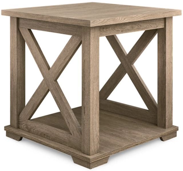 Signature Design by Ashley® Elmferd Light Brown End Table
