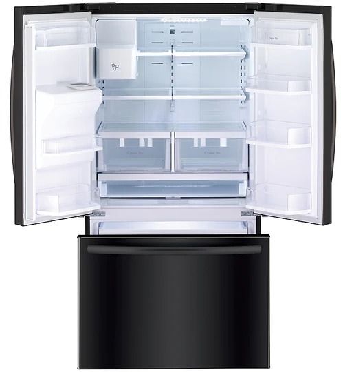 Winia 25.5 Cu. Ft. Black French Door Refrigerator 1