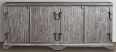 Bassett® Furniture Antiquities Driftwood Oak 75" Boatmaker's Cabinet