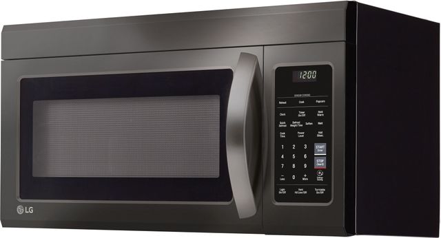 LG 1.8 Cu. Ft. Black Stainless Steel Over The Range Microwave-2