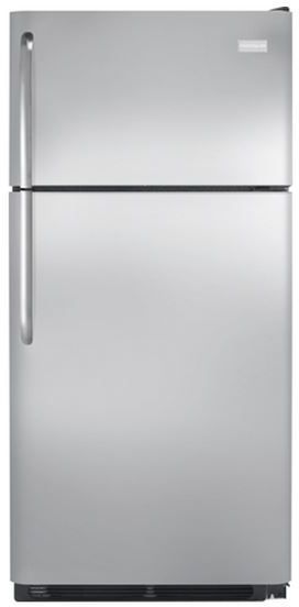 Frigidaire® 18.0 Cu. Ft. Top Freezer Refrigerator-Stainless Steel 0