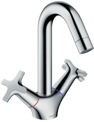 Hansgrohe Logis Classic  Chrome 1.2 GPM Single-Hole Faucet with Swivel Spout and Pop-Up Drain